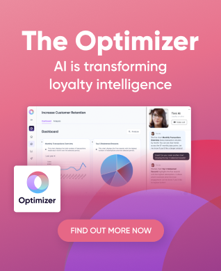 Banner for Antavo's AI-powered Optimizer product.